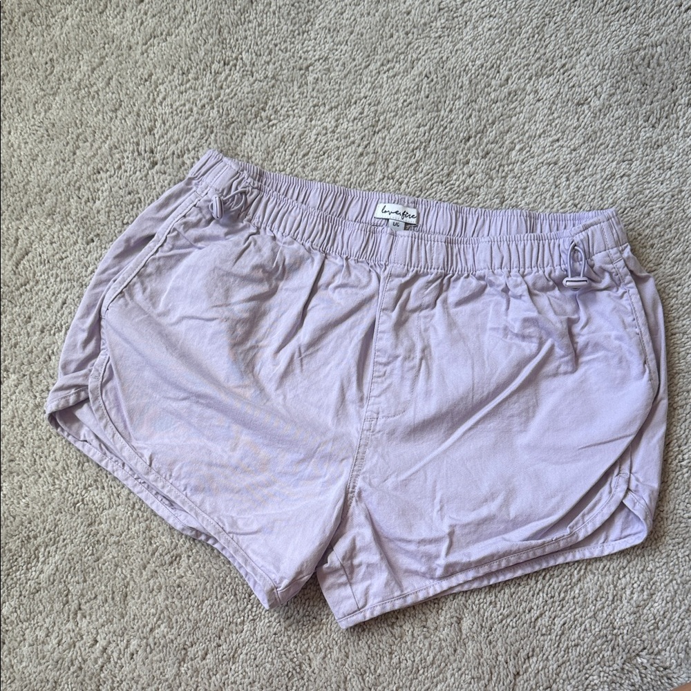Love Tree Light Purple Women's Athletic Shorts